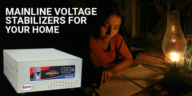 Mainline Voltage StabilizersFor Home- Don’t Let Power-Cuts Cut-Short Your Appliance’s Lifespan