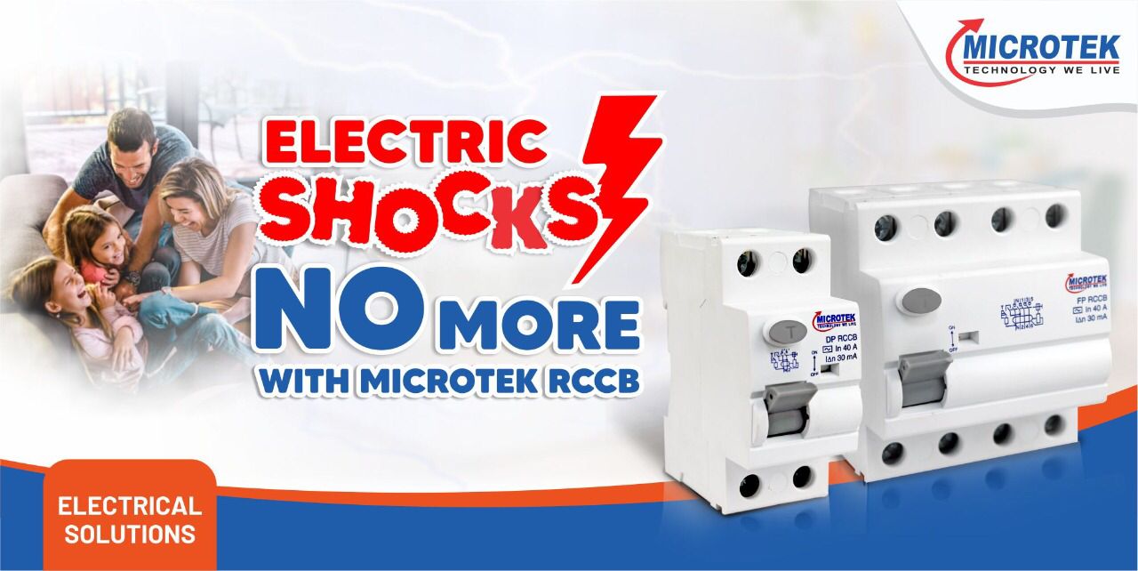 Electric shocks no more with Microtek RCCB