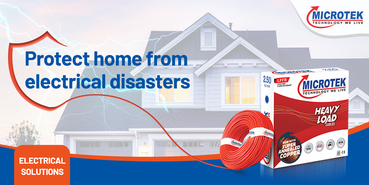 Choose Microtek Fire-Retardant wires for guaranteed home safety