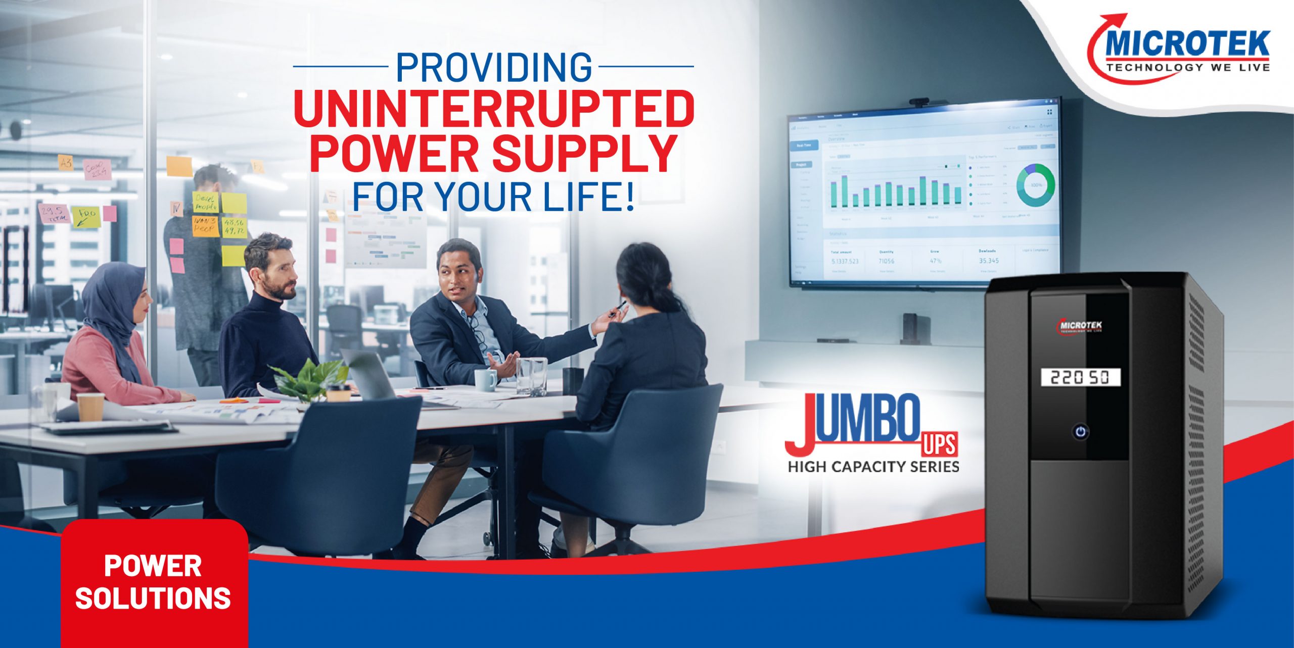 Jumbo UPS: Providing uninterrupted power supply for your life!